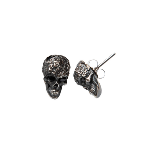 ROSES SKULL EARRINGS
