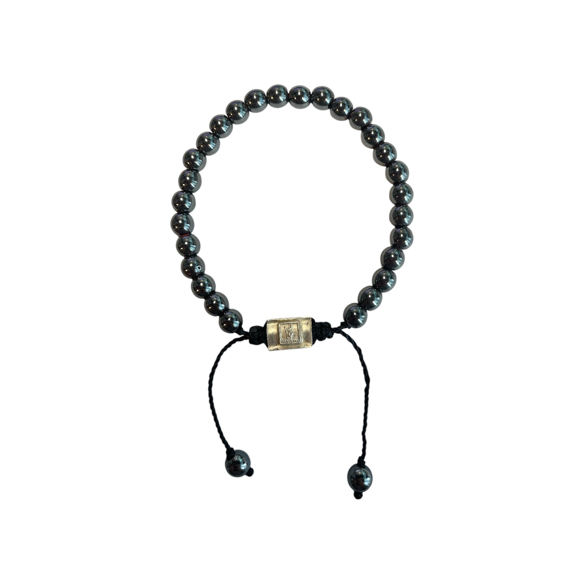 SILVER HEMATITE BRACELET