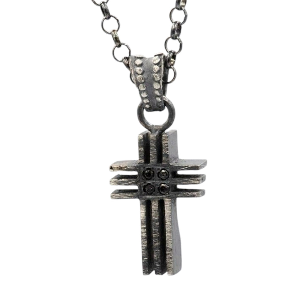 STRIPE CRUZ STONE PENDANT