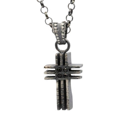 STRIPE CRUZ STONE PENDANT