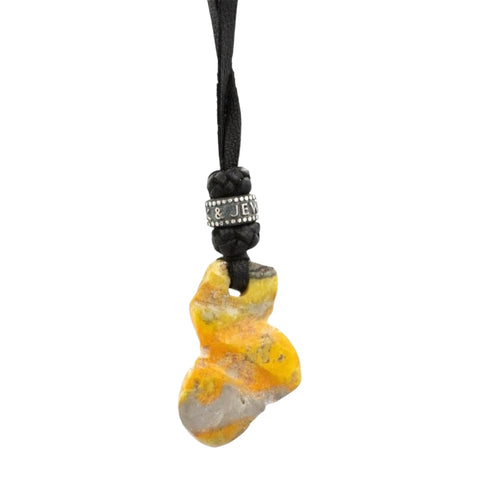 STONE LEATHER NECKLACE II