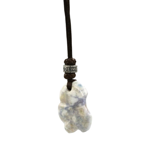 STONE LEATHER NECKLACE II