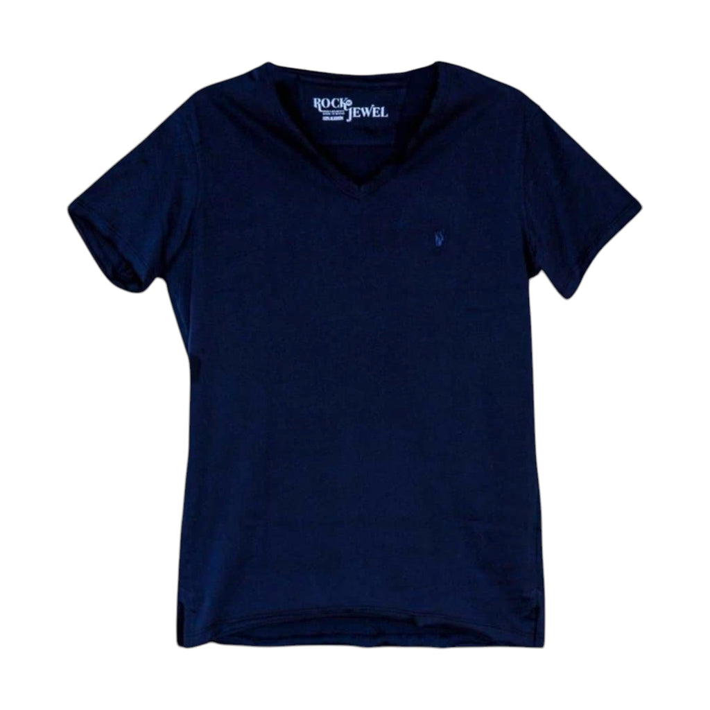ICON T-SHIRT CUELLO V AZUL MARINO CABALLERO