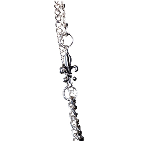 FLEUR DE LIS DOBLE KEY CHAIN