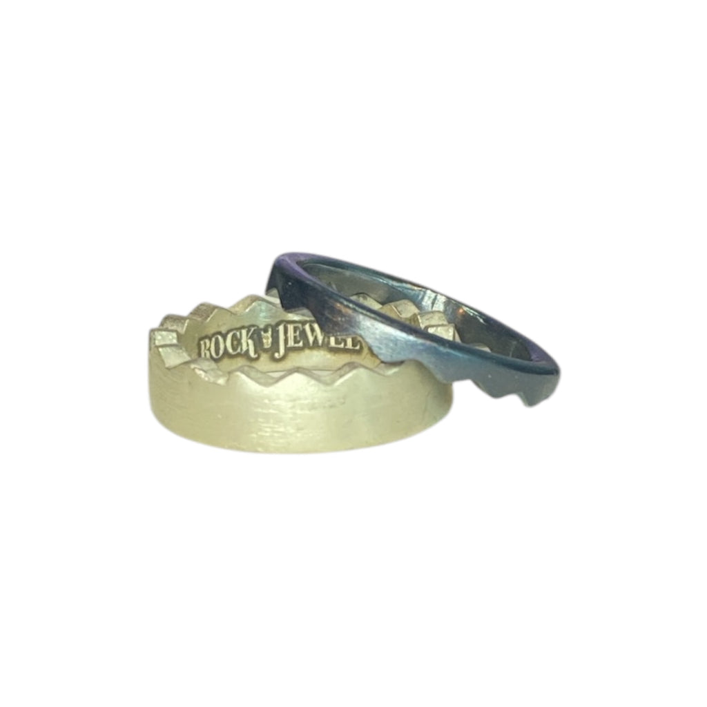 SPLIT POLISHED N DARK RING