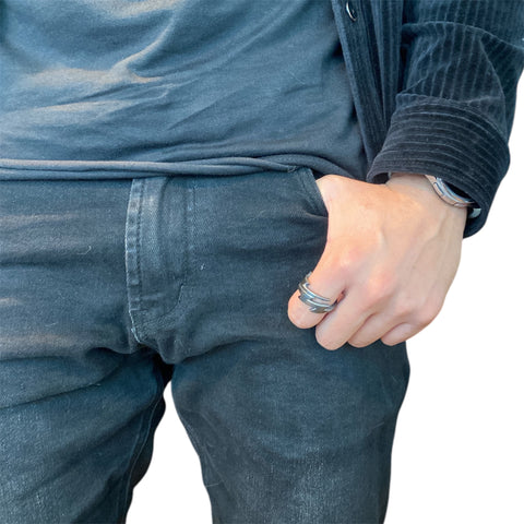 DOUBLE LIGHTNING RING