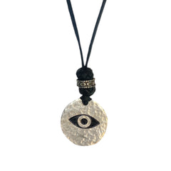 LEATHER AMULET EVIL EYE
