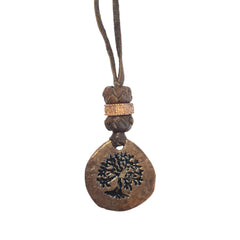 LEATHER AMULET TREE OF LIFE