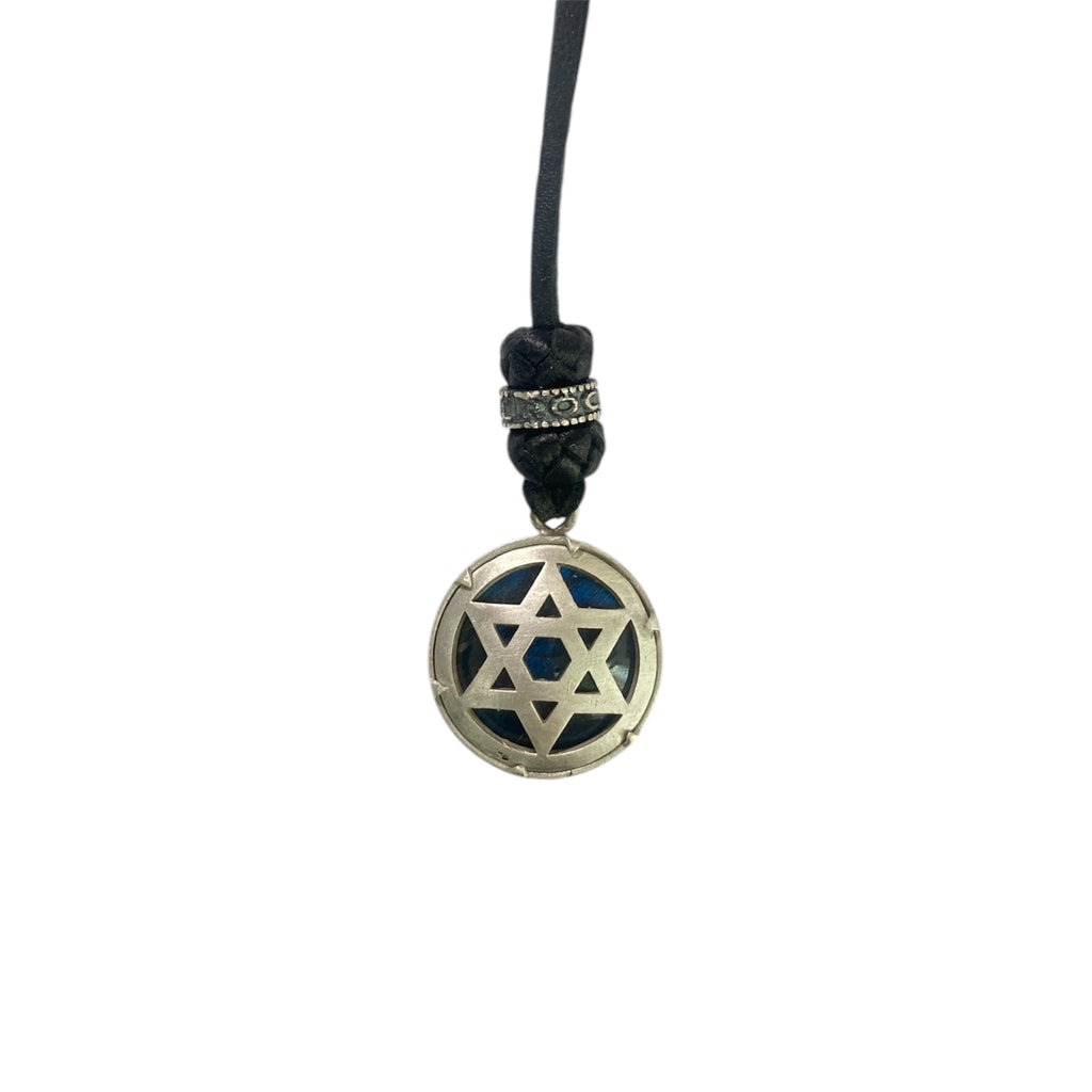 LEATHER AMULET 3D STAR