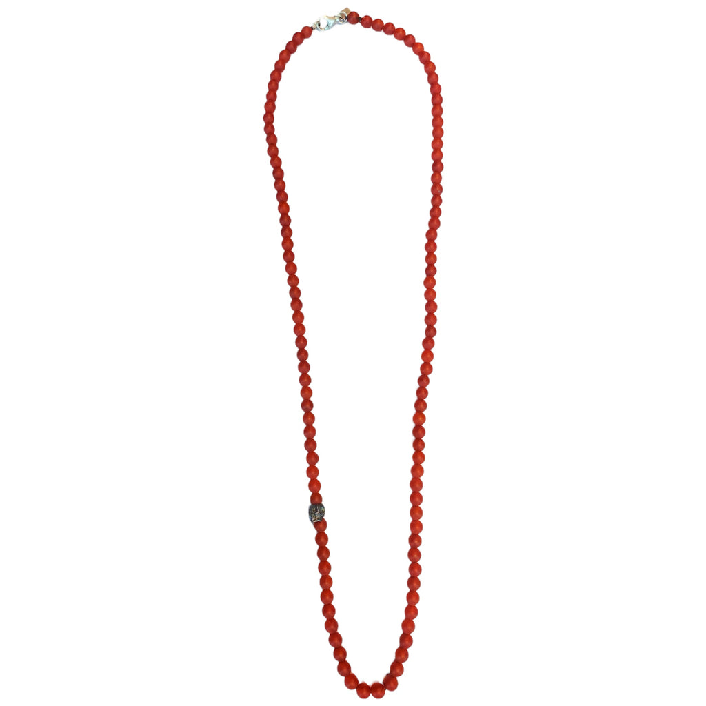 ONE SKULL ORANGE CORNALINE MATTE