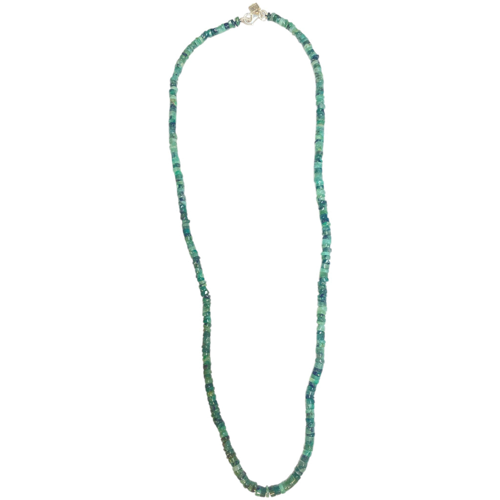 CIRCLE EMERALD NECKLACE
