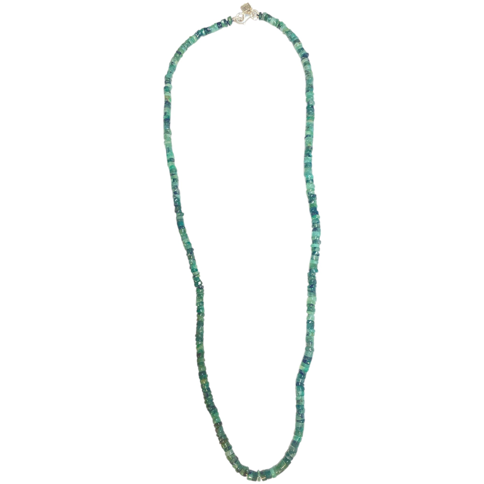 CIRCLE EMERALD NECKLACE