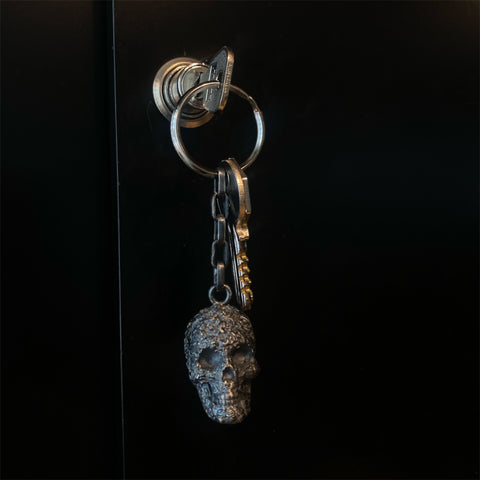 ROSES SKULL KEY CHAIN SP