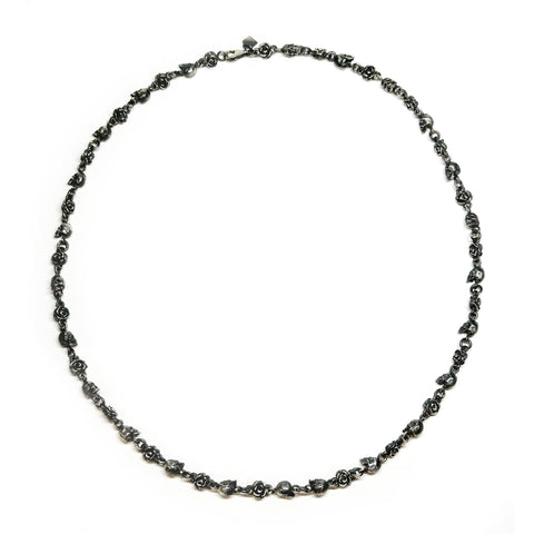 SKULLS & ROSES NECKLACE