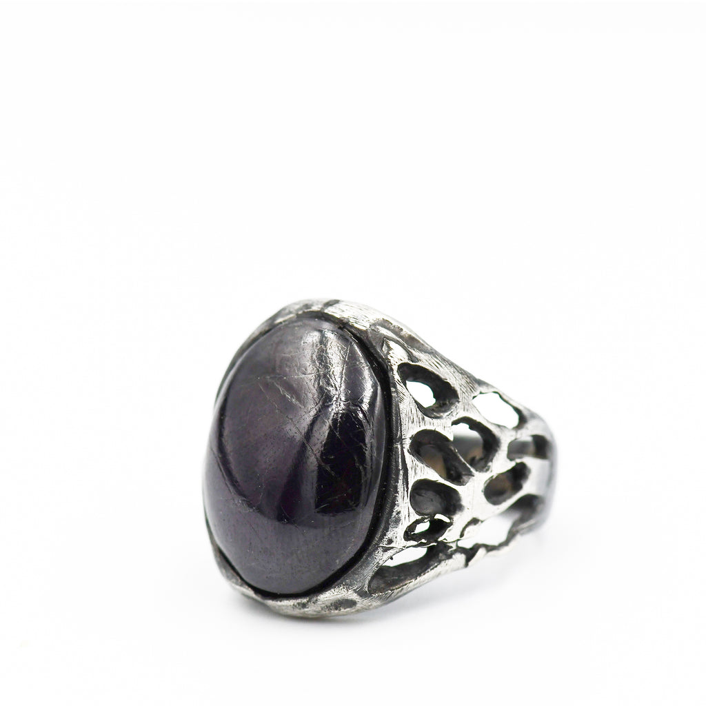 KING SALOMON AMETHYST STONE RING