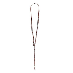 LONG LEATHER NECKLACE