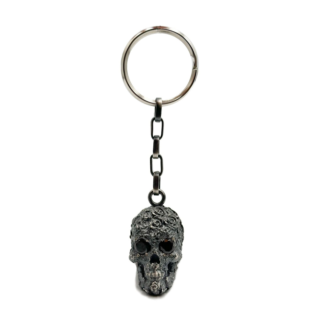 ROSES SKULL KEY CHAIN