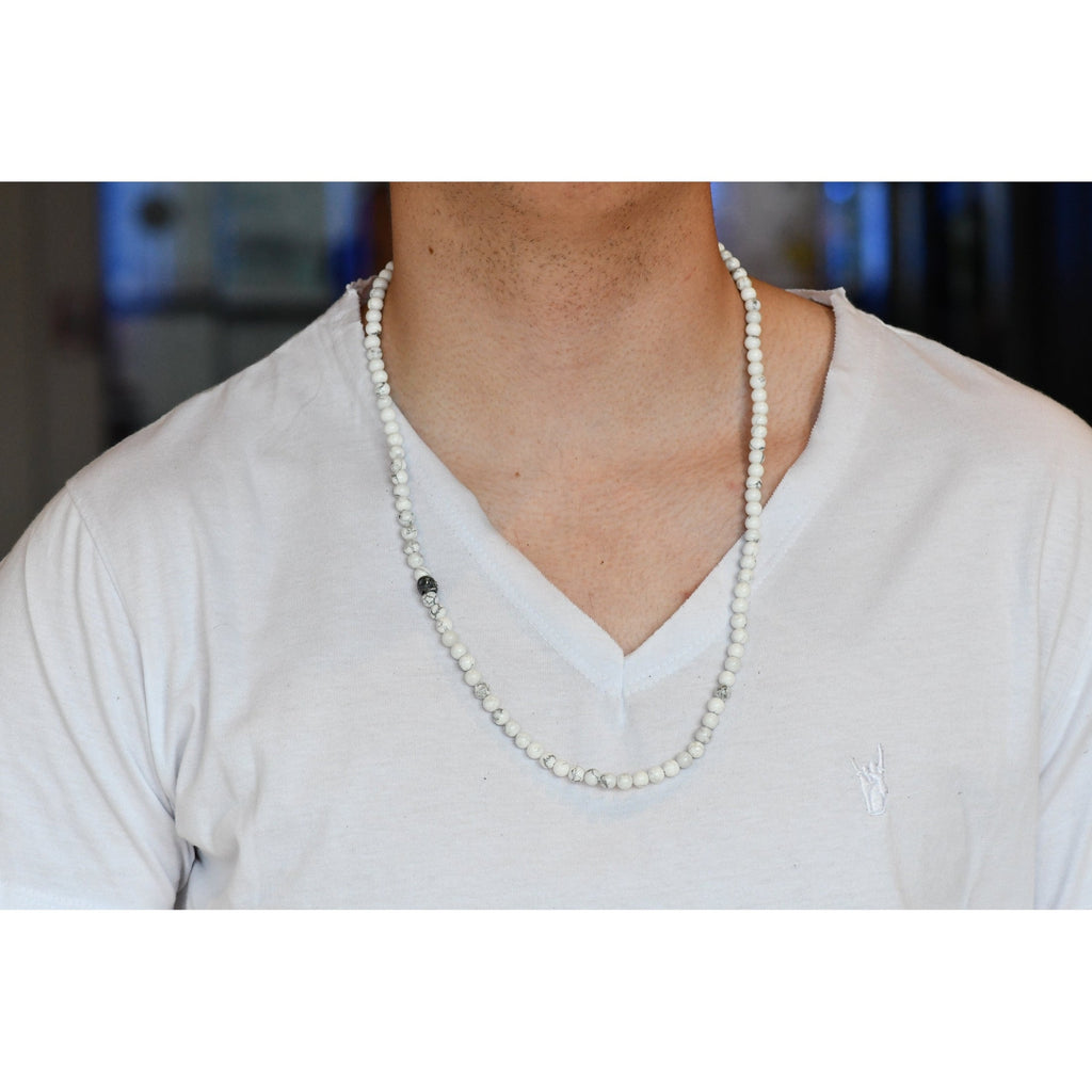 ONE SKULL WHITE TURQUOISE