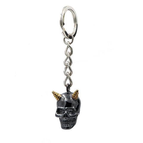 ALBERT SKULL DARK GOLDEN DEVIL HORNS