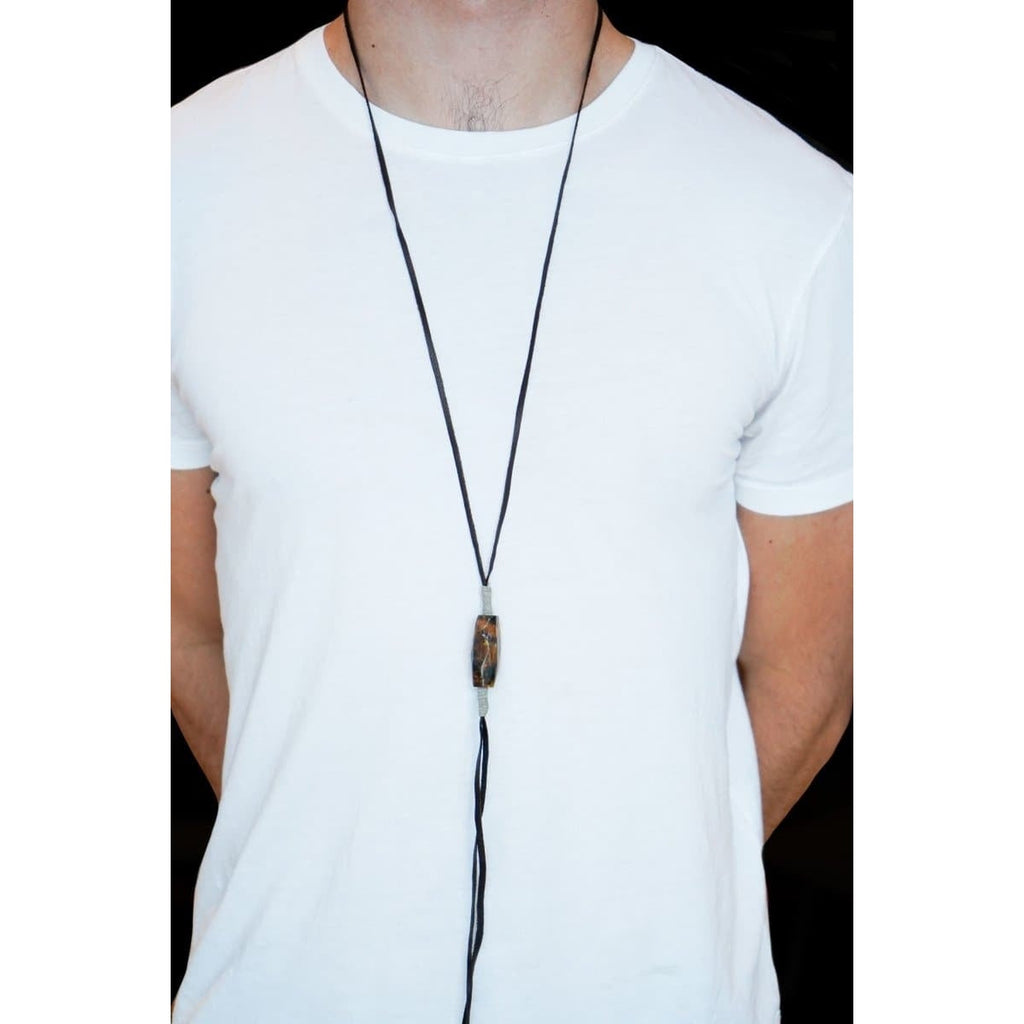 AMBAR LEATHER NECKLACE - Rock and Jewel