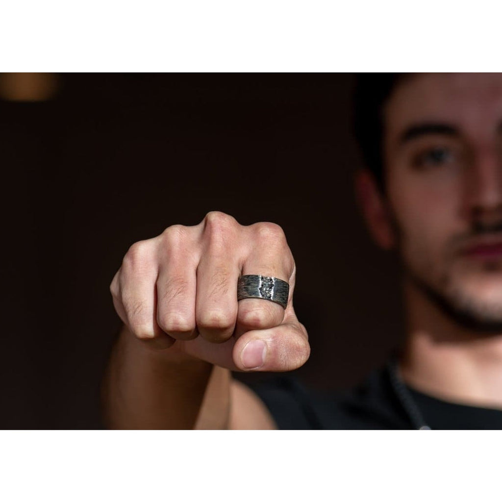 CRACKED RING SILVER - Rock and Jewel