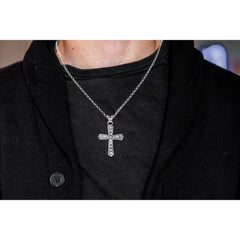 CROSS ZIRCONIA BLANCA