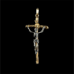 CRUCIFIED SKELETON CROSS SKULL
