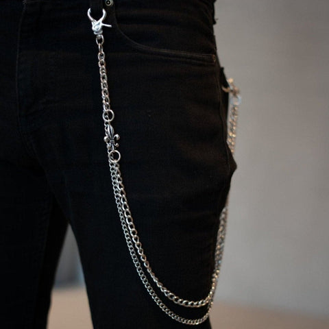 FLEUR DE LIS DOBLE KEY CHAIN