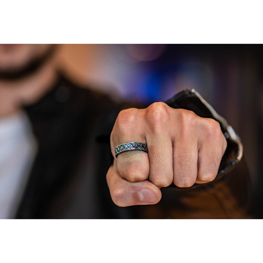 FLOWER OF LIFE RING - Rock and Jewel