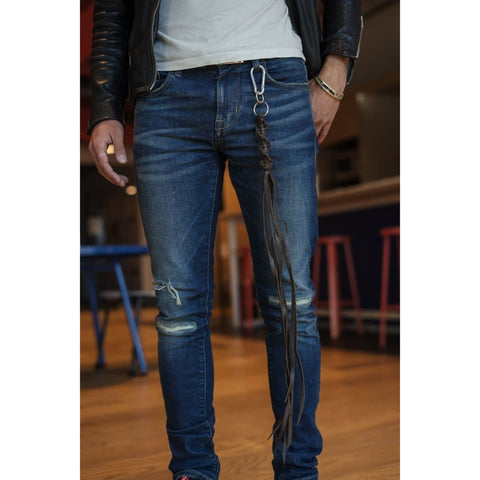 LEATHER KEY CHAIN - Rock and Jewel