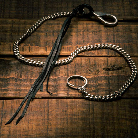 LINKED LEATHER KEY CHAIN