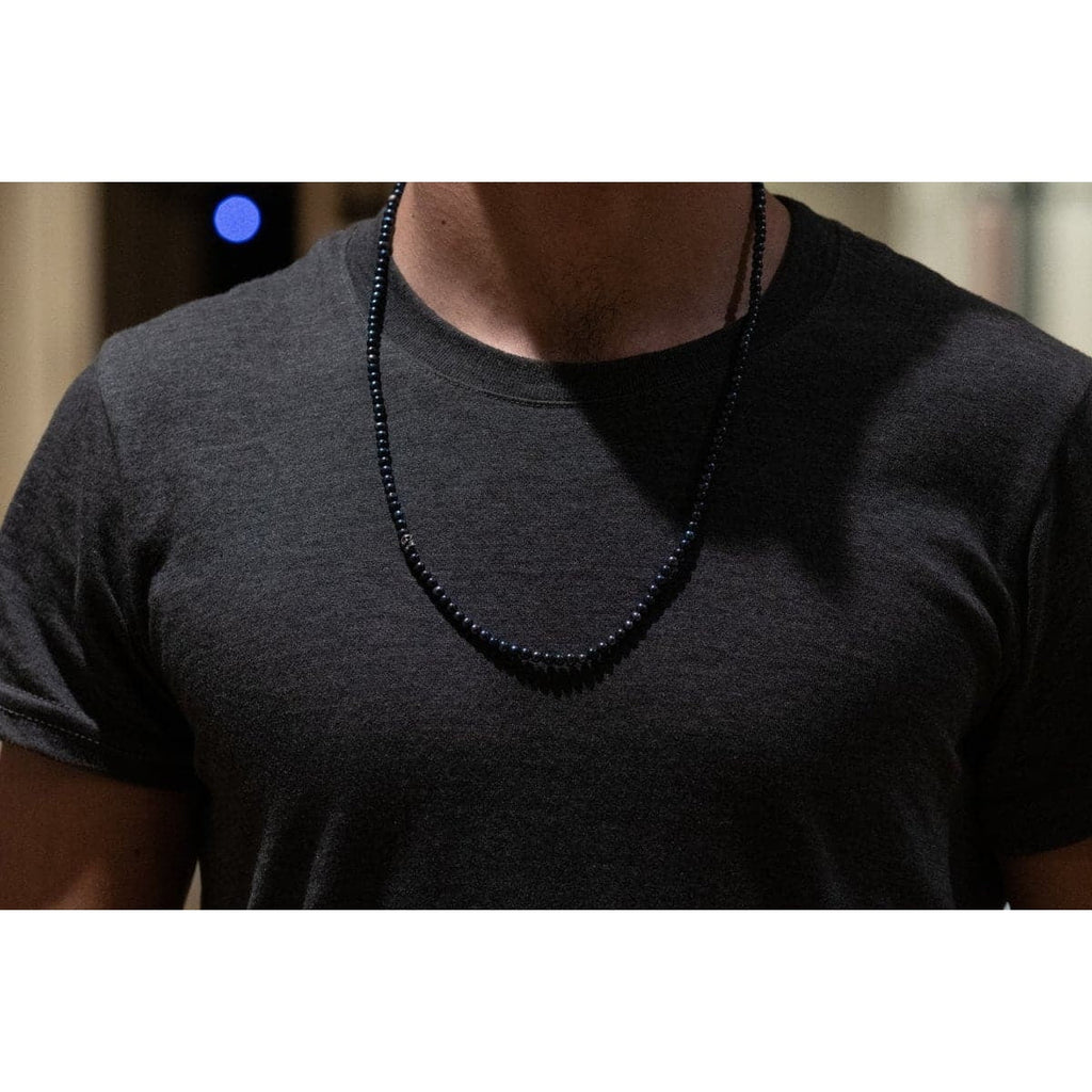 ONE SKULL PEARL NECKLACE - Rock and Jewel