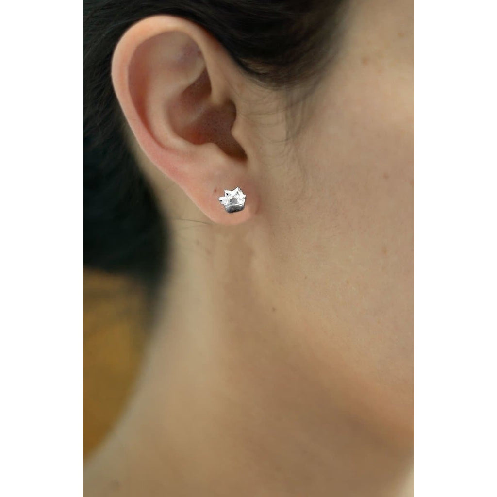 PAW EARRINGS WHITE - Rock and Jewel