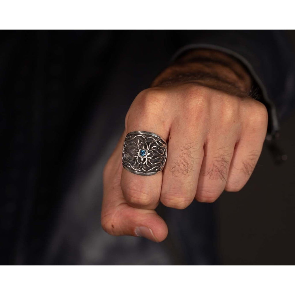 ROCK STAR KNIGHT TEMPLAR CROSS (CON ZAFIRO) - Rock and Jewel