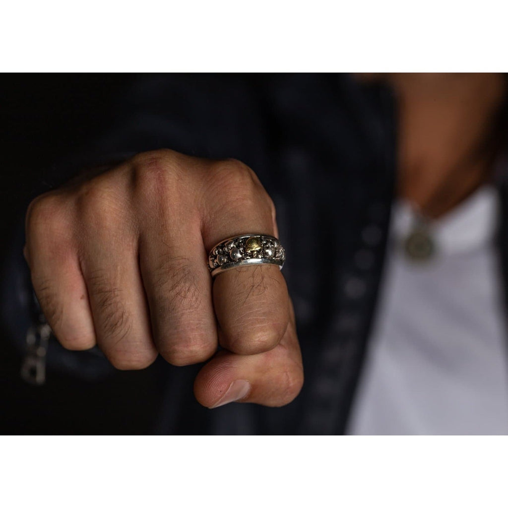 SCRAMBLED SKULLS WIDE - Rock and Jewel