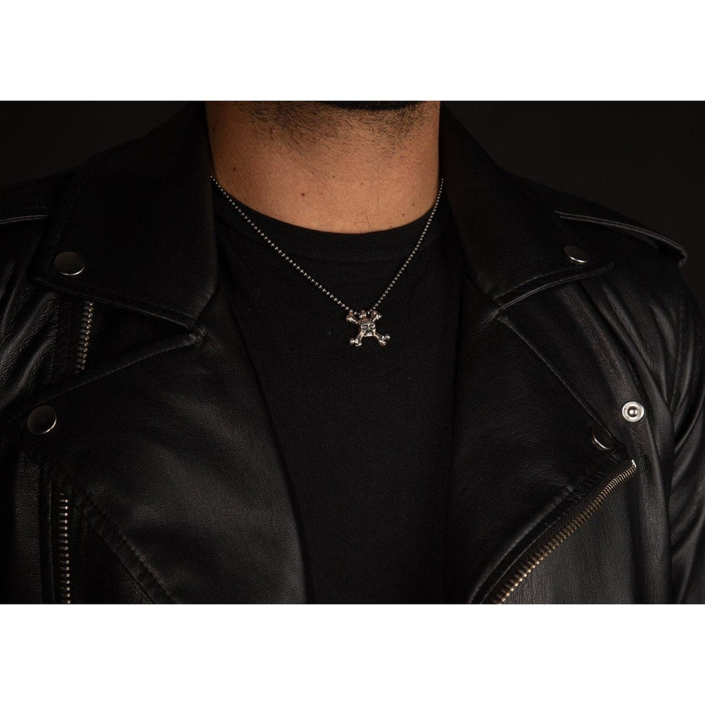 SKULL JOE CROSSBONES MEDIUM PENDANT - Rock and Jewel