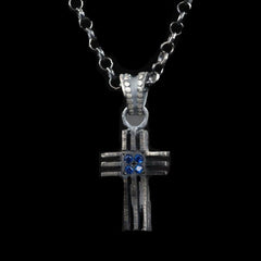 STRIPE CRUZ STONE PENDANT