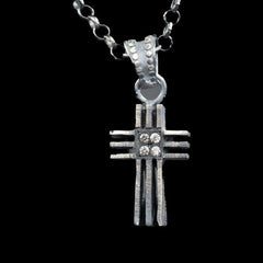 STRIPE CRUZ STONE PENDANT
